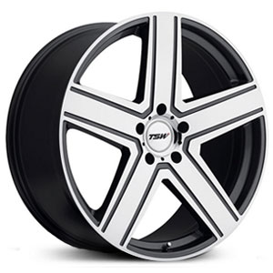 22X10 TSW Regis Gunmetal W/Mirror Cut Face HPO