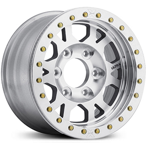 15x4 Ultra Wheels Xtreme True Beadlock 103M Machined w/ Polished Bead Lock REV