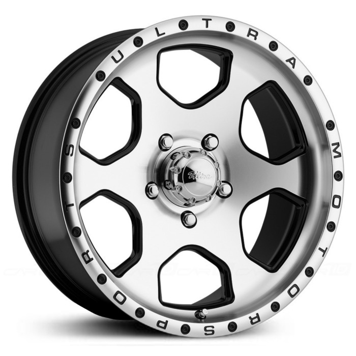 15X8 Ultra 175U Rogue Diamond Cut Face w/ Gloss Black Accents & Clear Coat REV