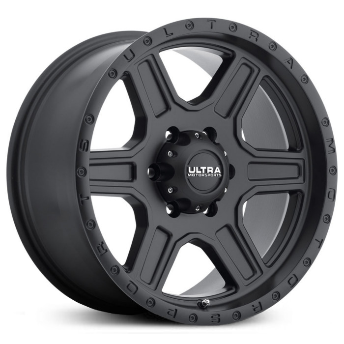 18X9 Ultra 176SB Vagabond Satin Black w/ Satin Clear-Coat RWD