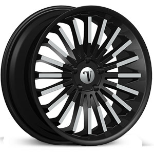 22x9.5 Velocity VW-18 Machined Black RWD