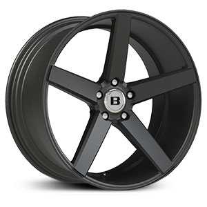 18x9 Boss 353 Matte Black HPO