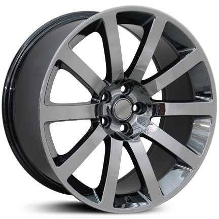20x9 Chrysler 300 SRT Style Replica CL02 Black Chrome MID