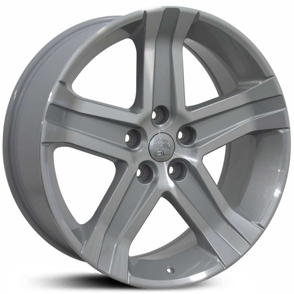 22x9 Dodge Ram 1500 DG61 Replica Silver Machined Face MID