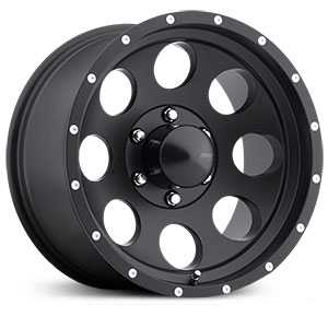 15x8 Eagle Alloy 187 Matte Black REV
