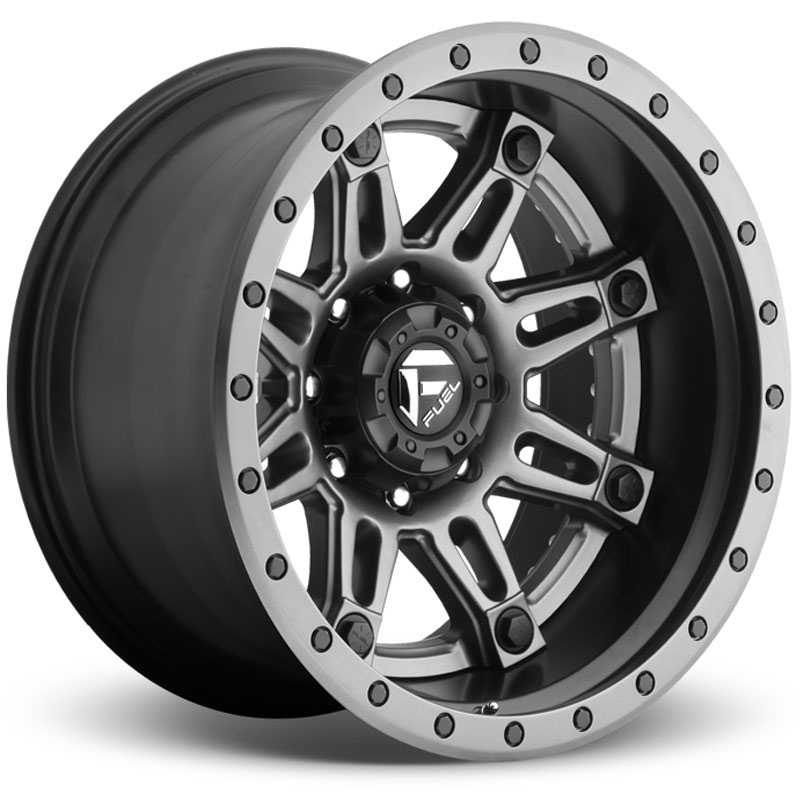 22x10 Fuel Offroad D232 Hostage II Matte Anthracite w/ Matte Black REV