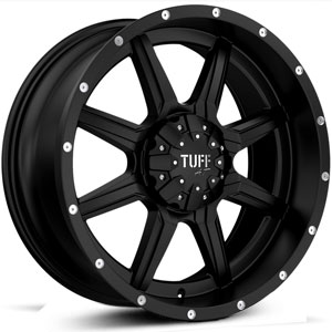 20x9 Tuff T-14 Satin Black RWD