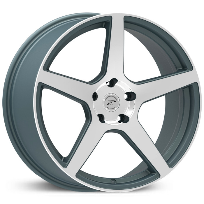 20x10 Platinum Elite 432GN Gloss Graphite with Diamond Cut Face & Clear-Coat MID