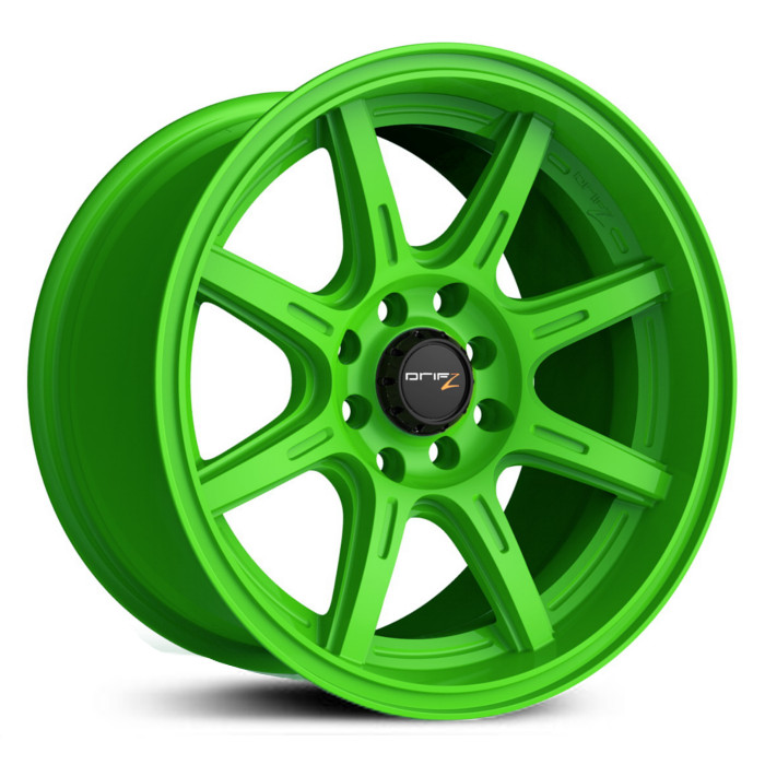 15X8 Drifz 308LG SPEC-R Gloss Lime Green MID