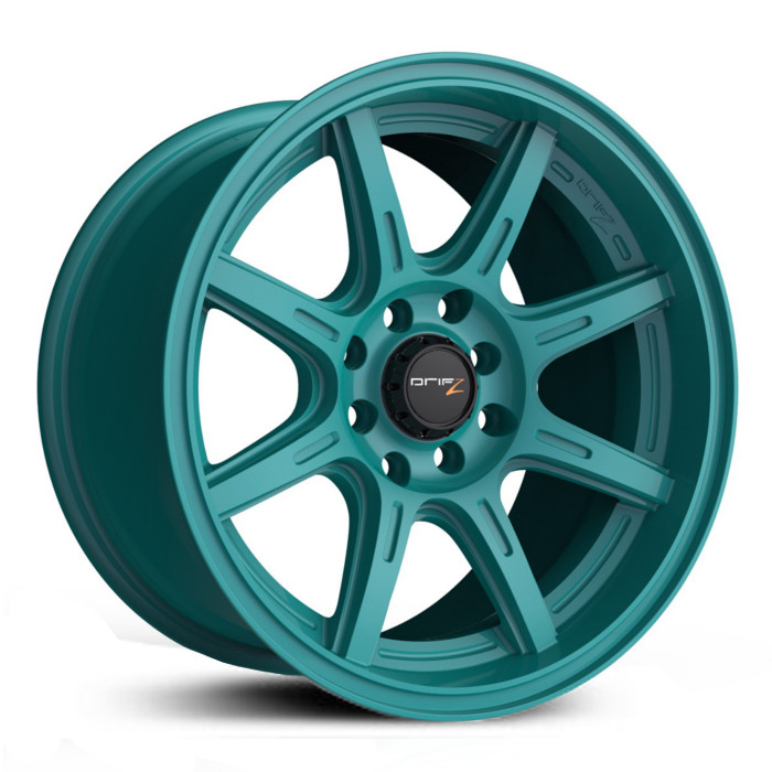 15x8 Drifz 308TG SPEC-R Gloss Teal Green MID