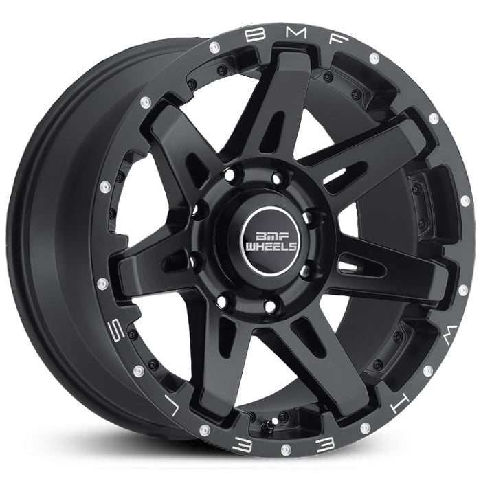 20x9 SOTA Offroad B.A.T.L. 568SB Stealth Black - Satin Black with Machined Lip Accents RWD