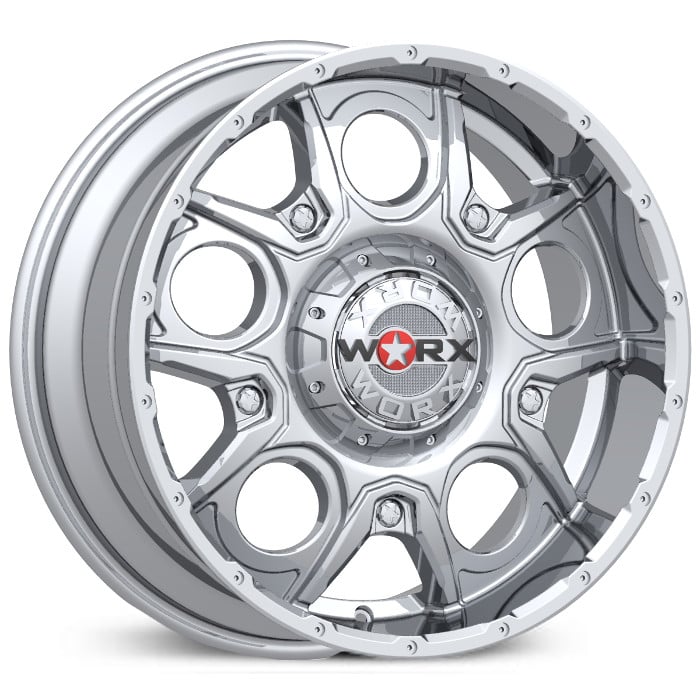 20x9 Worx Alloy Rebel 809C Chrome MID