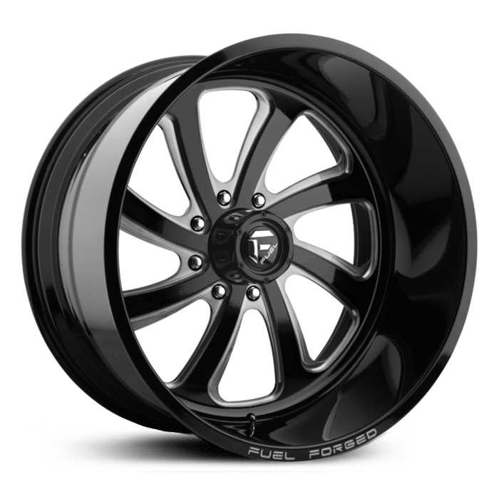 Fuel Forged FF12 Forged  Wheels Black Milled
