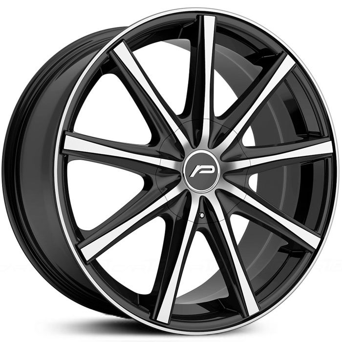 16x7.5 Pacer 789MB Evolve Machined Face w/ Black Accents HPO