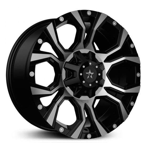 20x10 RBP 64R Widow Machined Black RWD