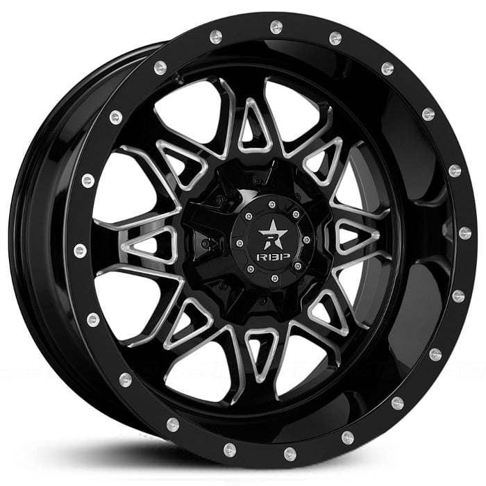 20x10 RBP 79R Assault Gloss Black w/ Machined Grooves REV