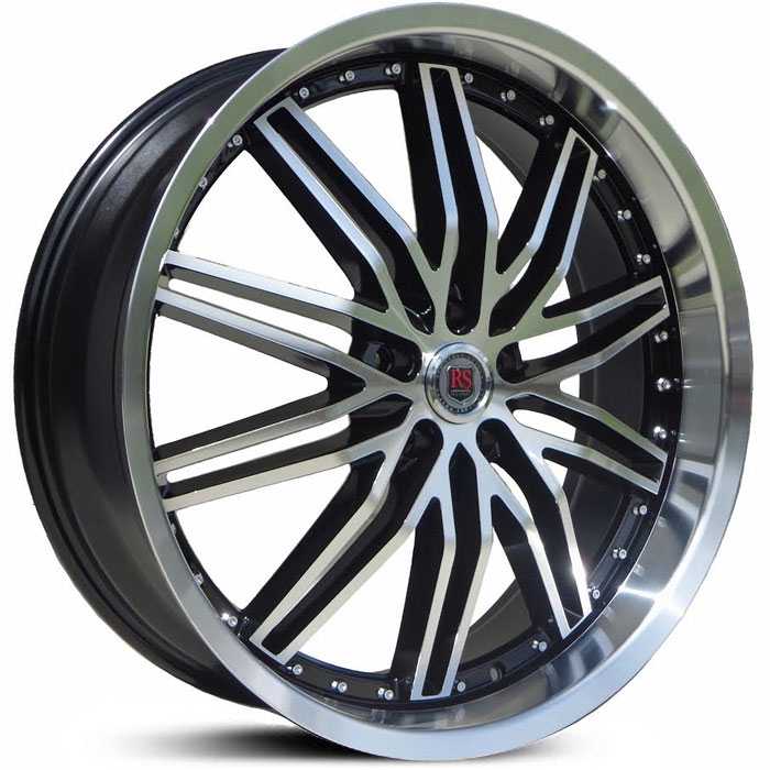 15x6.5 Red Sport RSW 130 Black & Machined HPO