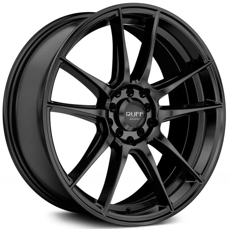 18x8 Ruff Racing R364 Satin Black HPO