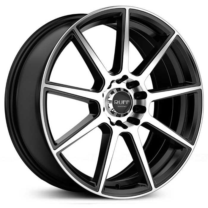 Ruff Racing R366 Black Machined