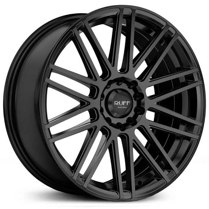18x8 Ruff Racing R367 Satin Black HPO