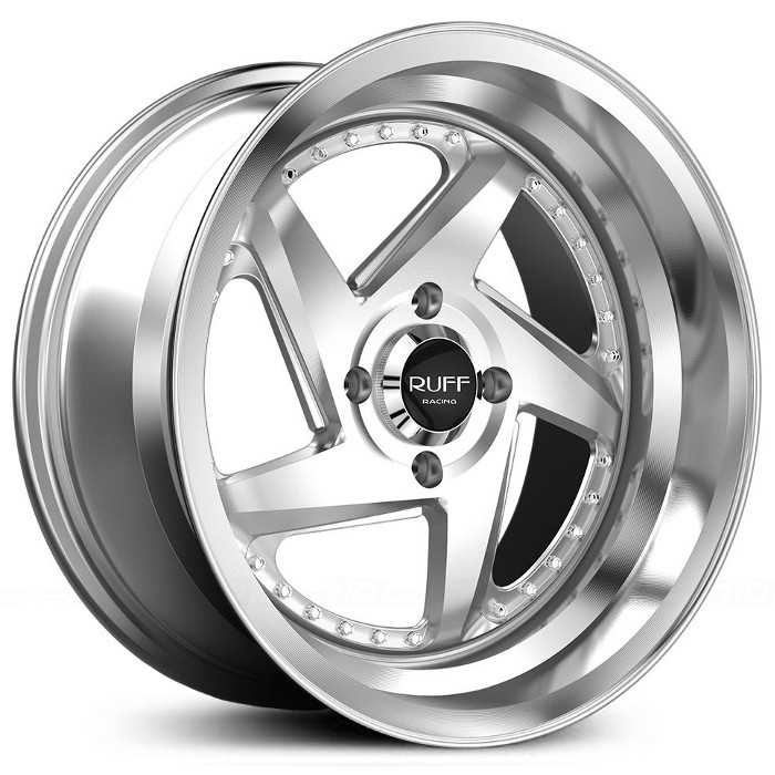 Ruff Racing R368 Hyper Silver Machined