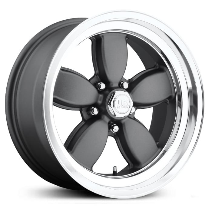 18x9.5 US Mags U115 200S Silver Machined RWD