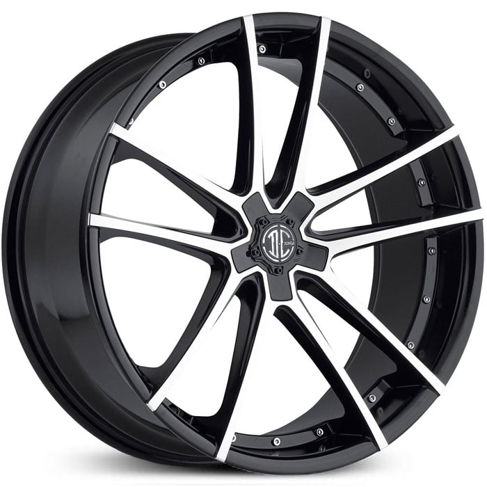 20x8.5 2Crave No.34 Gloss Black Machined Face HPO