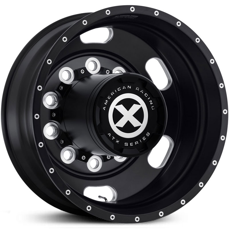 ATX Semi OTR AO402 Indy - Semi 18 Wheeler Satin Black Milled - Inner Rear