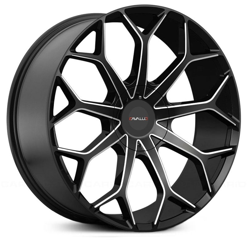 Cavallo CLV-22 Gloss Black Milled