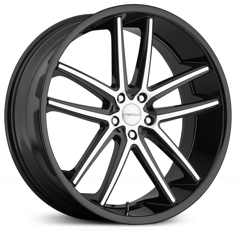 Cavallo CLV-4 Gloss Black Machined 