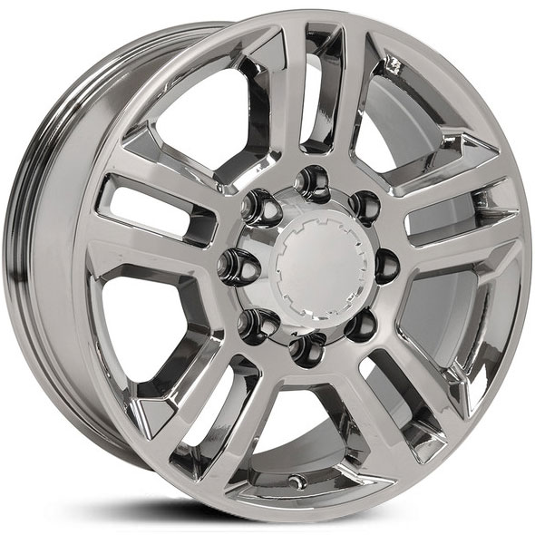 20x8.5 Chevrolet Silverado 2500/3500 (CV47) Style Replica PVD Chrome RWD - 9507188