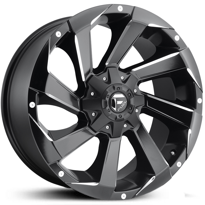 17x8.5 Fuel Offroad D592 Razor Matte Black Milled MID