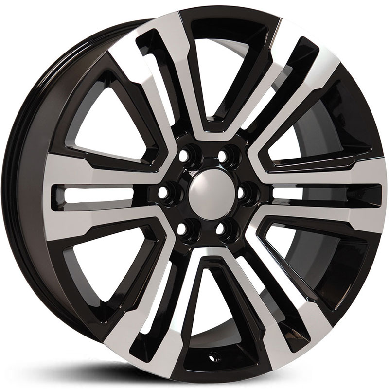 GMC Sierra 1500 Denali Style (CV44) Black Machined Face