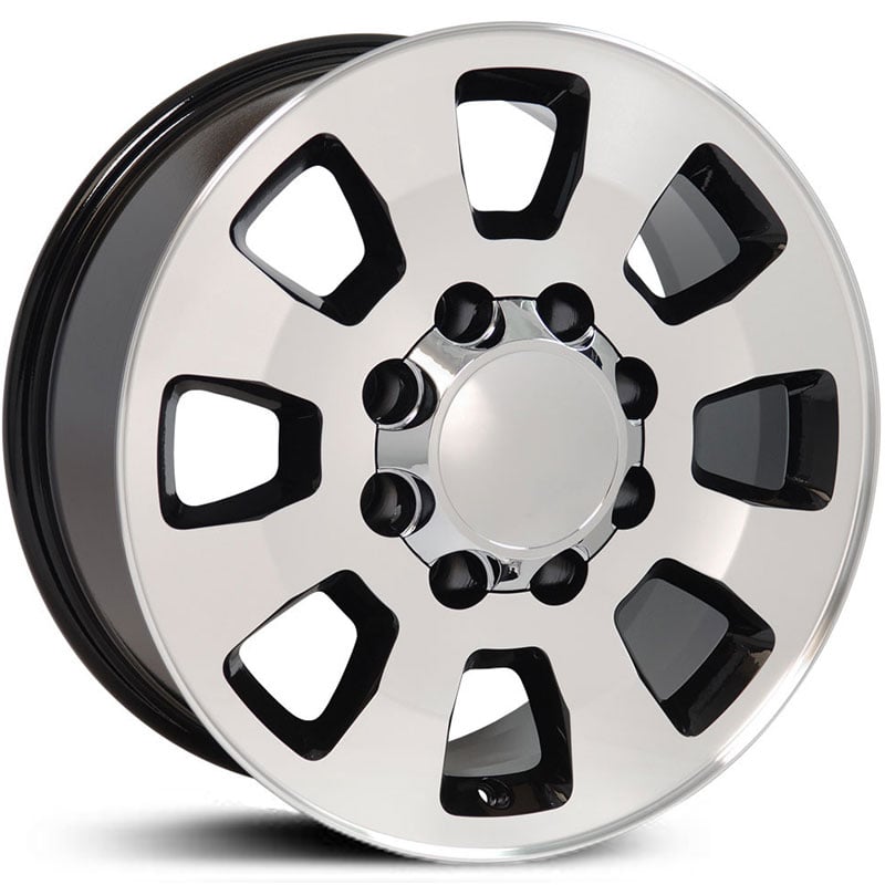 GMC Sierra 2500/3500 Style (CV75) Black Machined Face