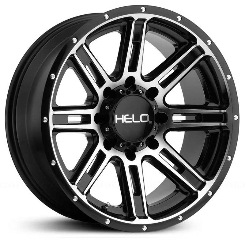 Helo HE900  Wheels Gloss Black Machined