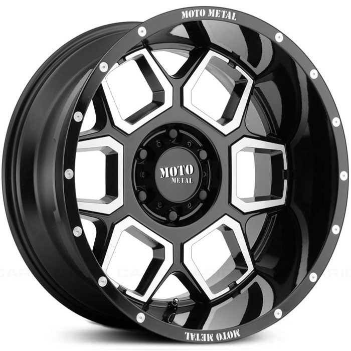 Moto Metal MO981 Spade Gloss Black Machined