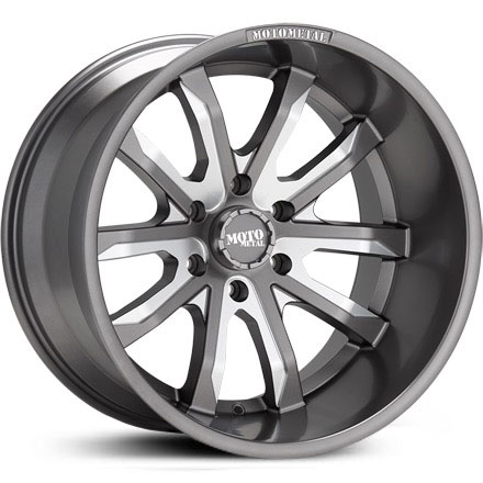 Moto Metal MO983 Dagger Satin Gray Milled