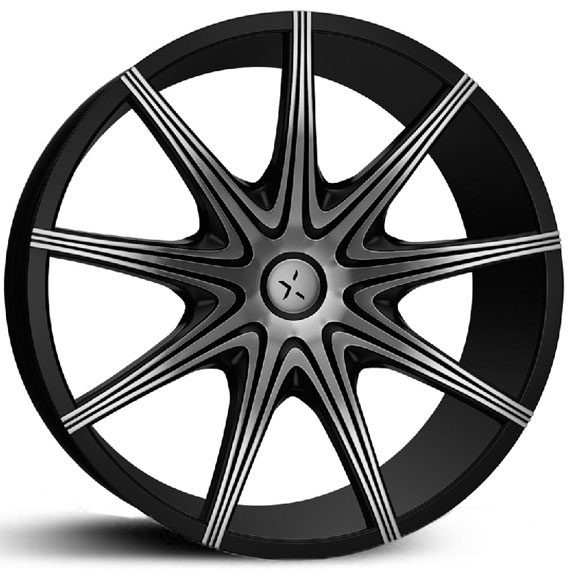 28x9 Starr 380 Colt Black & Machined MID