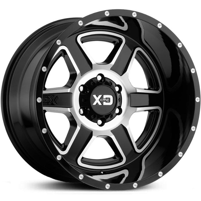 20x10 XD Series XD832 Fusion Gloss Black Machined REV