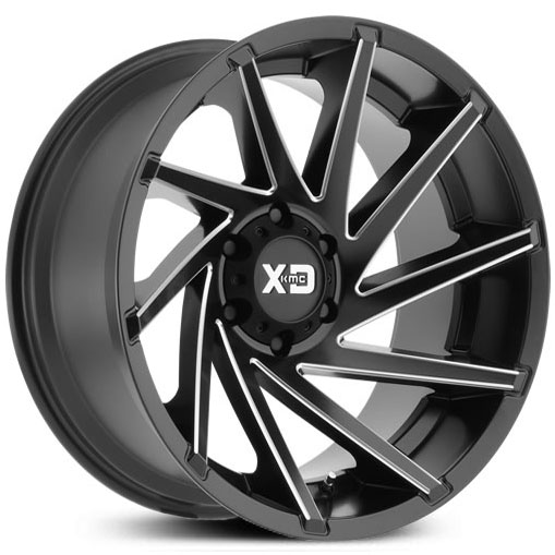 20x9 XD Series XD834 Cyclone Satin Gray Milled MID