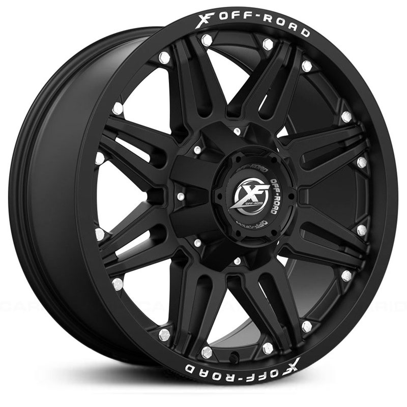 20x14 XF Off-Road XF-204 Matte Black REV