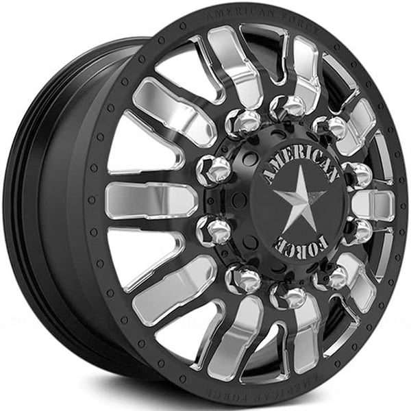 American Force Dually Sector  Wheels Black & Milled Windows