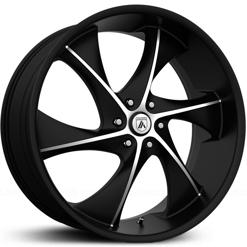 Asanti Black Label ABL-17 Satin Black Machined