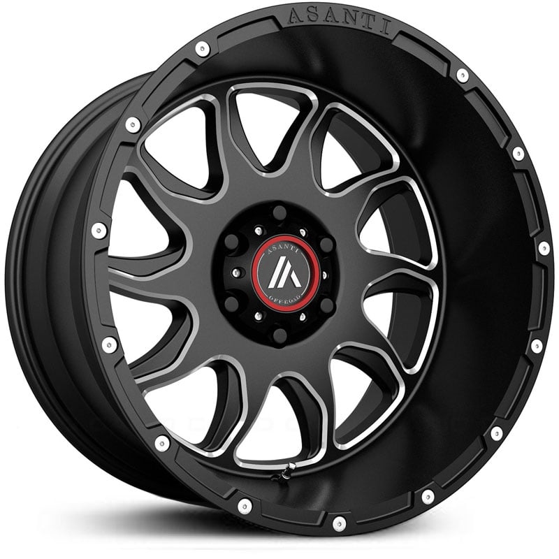 Asanti Off-Road AB810 Gloss Black Milled