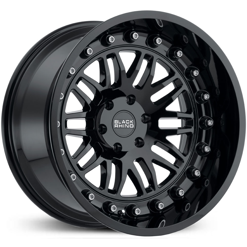 20x11.5 Black Rhino Fury Gloss Black REV
