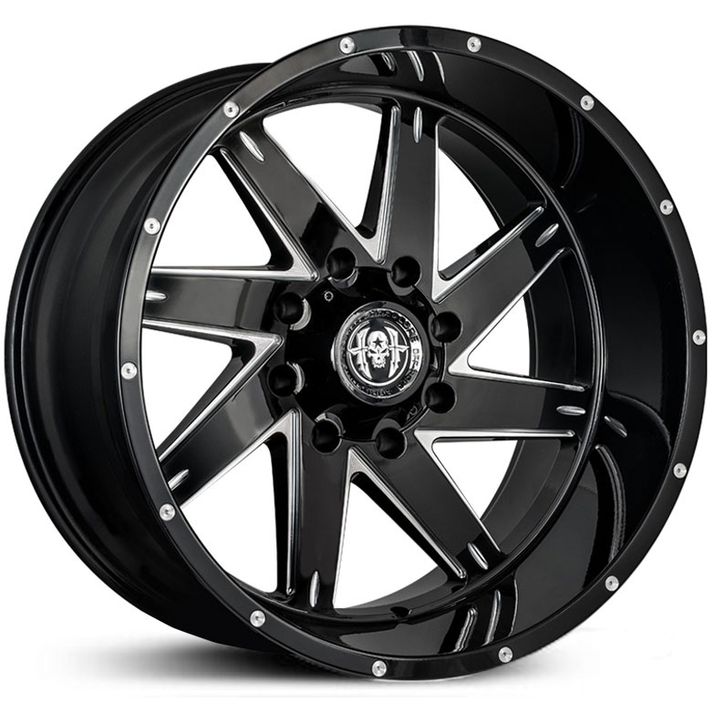 Hardcore Off-Road HC08 Brut Gloss Black Milled