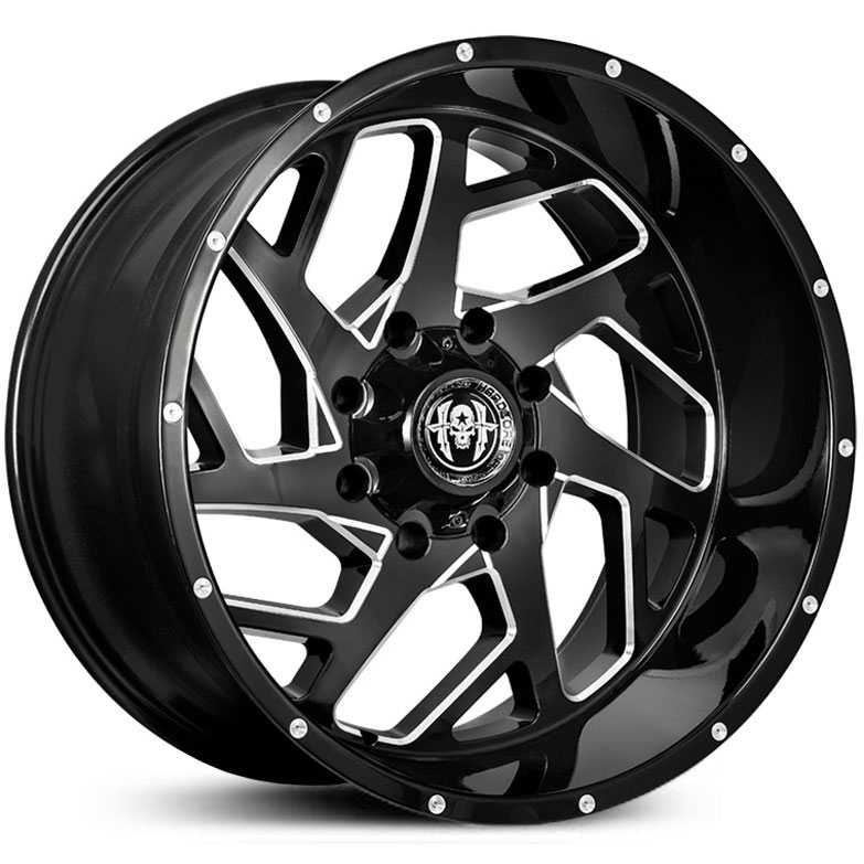 Hardcore Off-Road HC09 Rock Solid Gloss Black Milled