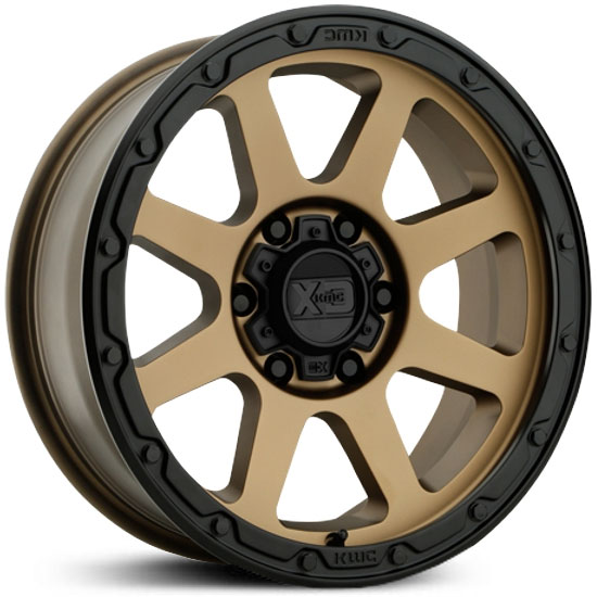 17x8.5 XD Series XD134 Addict 2 Matte Bronze w/ Matte Black Lip RWD