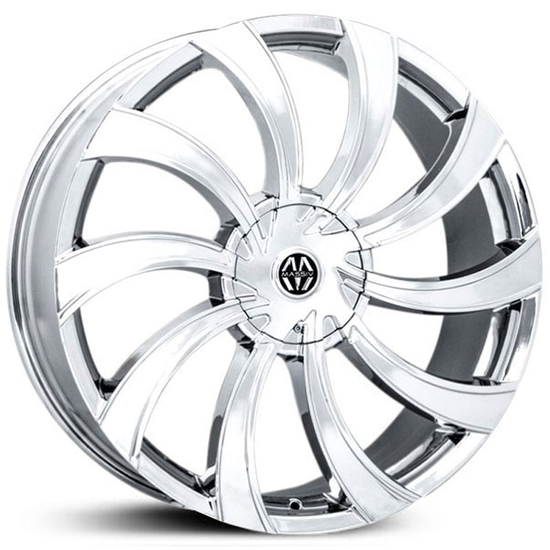 20x8.5 Massiv 922 Swerva Chrome RWD