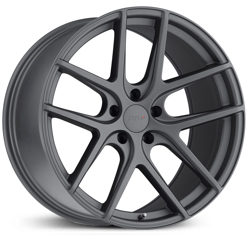 19x8.5 TSW Geneva Matte Gunmetal MID